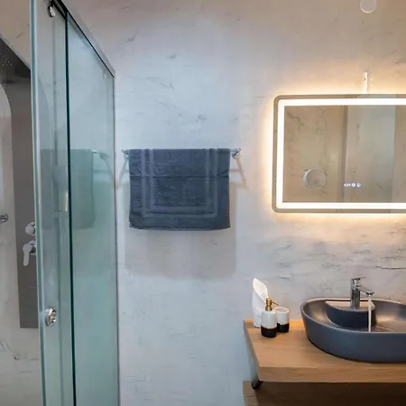 빌라 Archontiki Veranda - Design In Crete With Heated Pool, Jacuzzi & Dreamy Views Arkhondikí