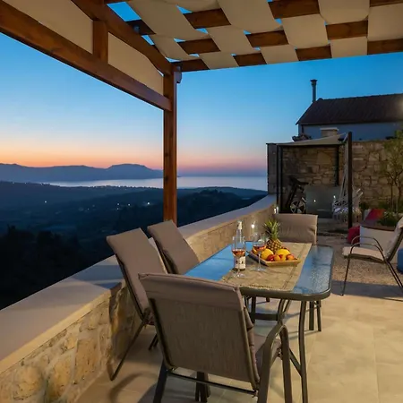 Archontiki Veranda - Design In Crete With Heated Pool, Jacuzzi & Dreamy Views *