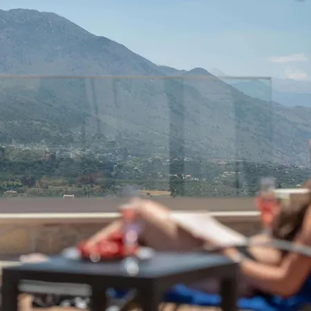 Archontiki Veranda - Design In Crete With Heated Pool, Jacuzzi & Dreamy Views * Arkhondikí