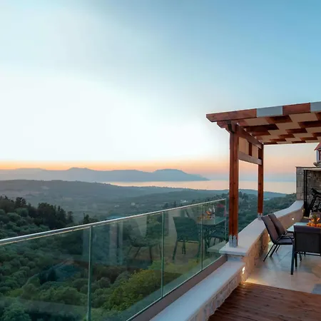 Archontiki Veranda - Design In Crete With Heated Pool, Jacuzzi & Dreamy Views * Arkhondikí