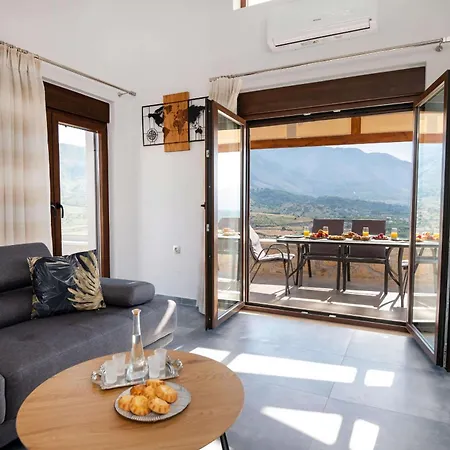 빌라 Archontiki Veranda - Design In Crete With Heated Pool, Jacuzzi & Dreamy Views