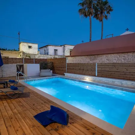 Archontiki Veranda - Design In Crete With Heated Pool, Jacuzzi & Dreamy Views 빌라 *