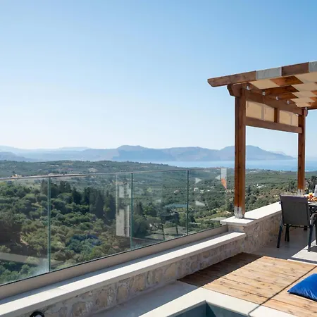 Archontiki Veranda - Design In Crete With Heated Pool, Jacuzzi & Dreamy Views 빌라