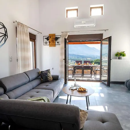 Archontiki Veranda - Design In Crete With Heated Pool, Jacuzzi & Dreamy Views * Arkhondikí